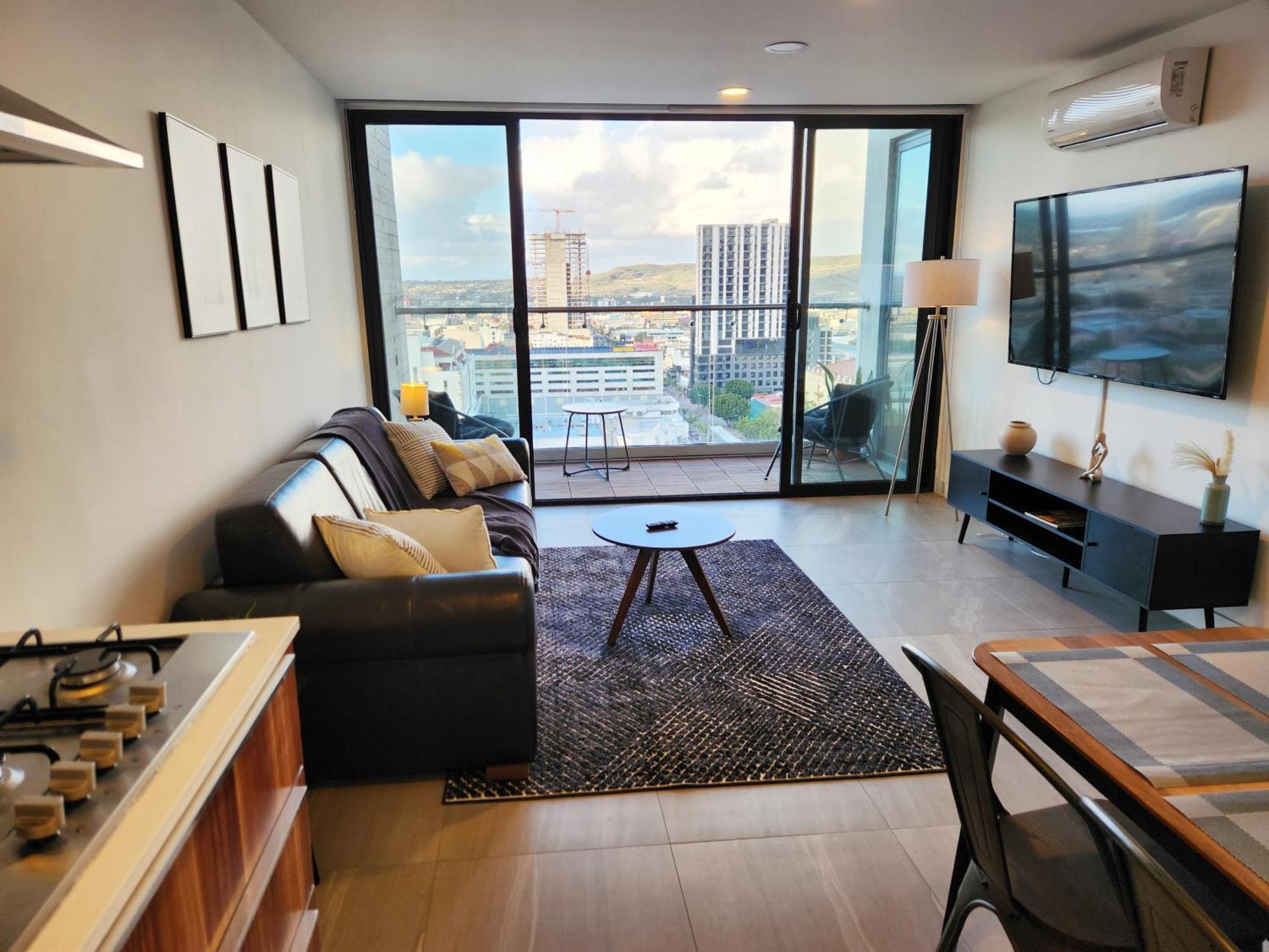 Downtown Apartment With Balcony City View, Gym & Lounge Tijuana Kültér fotó